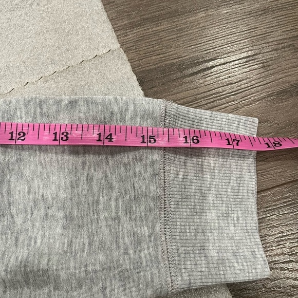 [S]Eileen Fisher Light Gray Organic Cotton Blend Hoodie - Picture 6 of 7